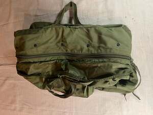 US Military GI Flyers Kit Bag Nylon Army Air Force Duffle Green